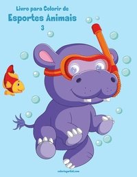 bokomslag Livro Para Colorir De Esportes Animais 3