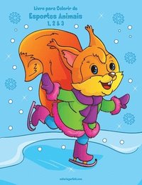 bokomslag Livro Para Colorir De Esportes Animais 1