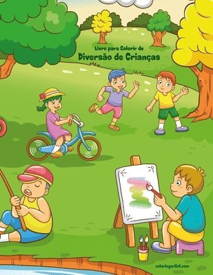 bokomslag Livro Para Colorir De Divers O De Crian