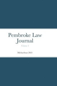 bokomslag Pembroke Law Journal