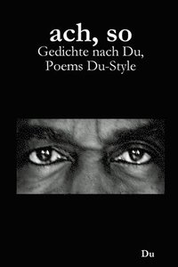 bokomslag ach, so