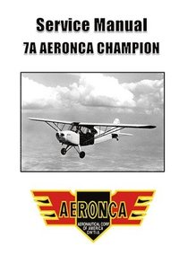 bokomslag Service Manual: 7A Aeronca Champion