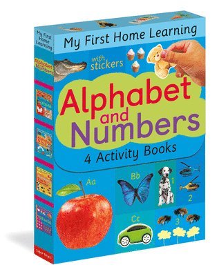 Tiger Tales - Alphabet and Numbers: 4 Activity Book Boxed Set with Stickers, Häftad
