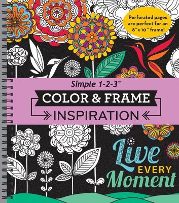 Color & Frame - Inspiration (Adult Coloring Book) 1