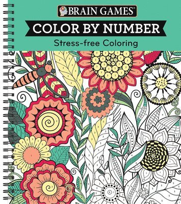 Brain Games - Color by Number: Stress-Free Coloring (Green) 1