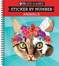 bokomslag Brain Games - Sticker by Number: Animals (28 Images to Sticker)