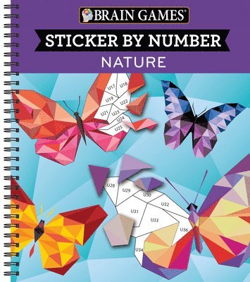 Brain Games - Sticker by Number: Nature (28 Images to Sticker) 1