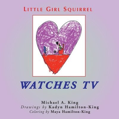 Little Girl Squirrel Watches TV 1