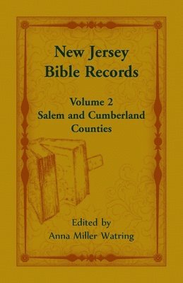 Anna M Watring, Anna M. Watring, M Watring, Anna - New Jersey Bible Records, Häftad