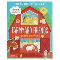 bokomslag Farmyard Friends: Puzzle Activities Press Out and Play