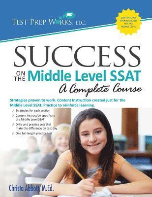 bokomslag Success on the Middle Level SSAT