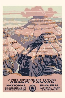 Vintage Journal Grand Canyon National Park Travel Poster, Häftad