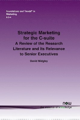 bokomslag Strategic Marketing for the C-suite