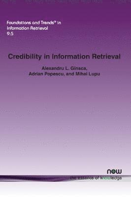 bokomslag Credibility in Information Retrieval