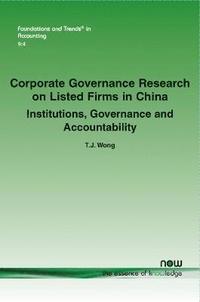 bokomslag Corporate Governance Research on Listed Firms in China