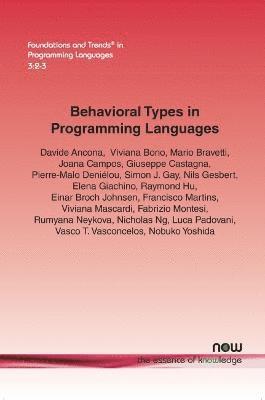 bokomslag Behavioral Types in Programming Languages