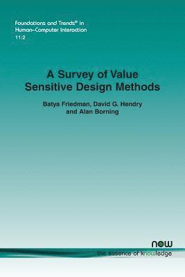 bokomslag A Survey of Value Sensitive Design Methods