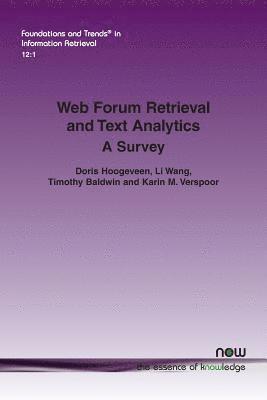 bokomslag Web Forum Retrieval and Text Analytics
