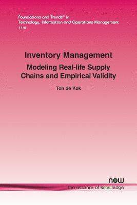 bokomslag Inventory Management: Modeling Real-Life Supply Chains and Empirical Validity