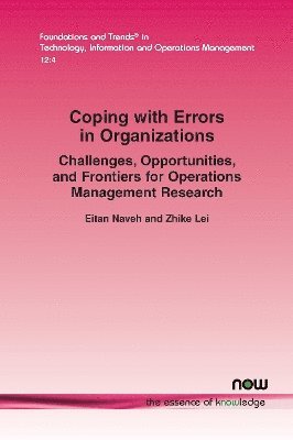 bokomslag Coping with Errors in Organizations