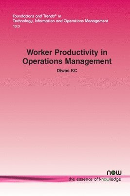 bokomslag Worker Productivity in Operations Management