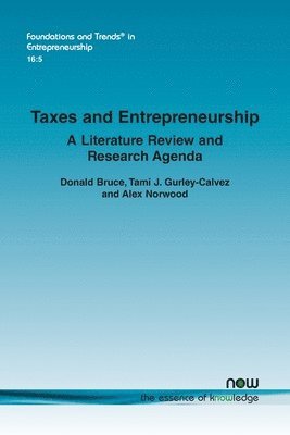 bokomslag Taxes and Entrepreneurship