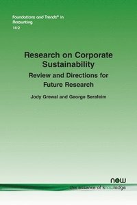 bokomslag Research on Corporate Sustainability