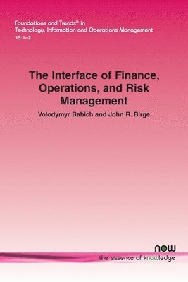 The Interface of Finance, Operations, and Risk Management 1