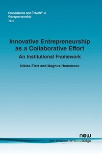 bokomslag Innovative Entrepreneurship as a Collaborative Effort