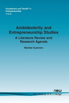 bokomslag Ambidexterity and Entrepreneurship Studies