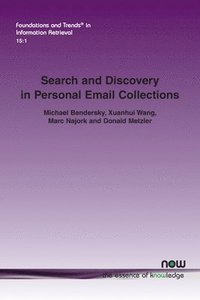 bokomslag Search and Discovery in Personal Email Collections