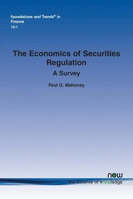 bokomslag The Economics of Securities Regulation