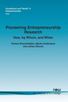 Pioneering Entrepreneurship Research 1