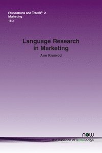 bokomslag Language Research in Marketing