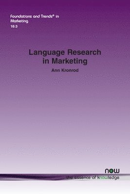 bokomslag Language Research in Marketing