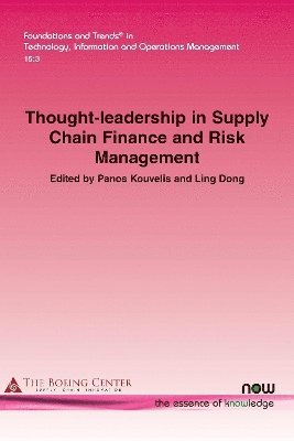 Thought-leadership in Supply Chain Finance and Risk Management 1