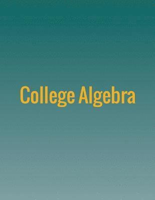 bokomslag College Algebra