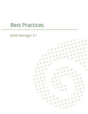 bokomslag SUSE Manager 3.1