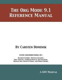 bokomslag The Org Mode 9.1 Reference Manual