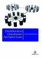bokomslag Distributed Database Architecture