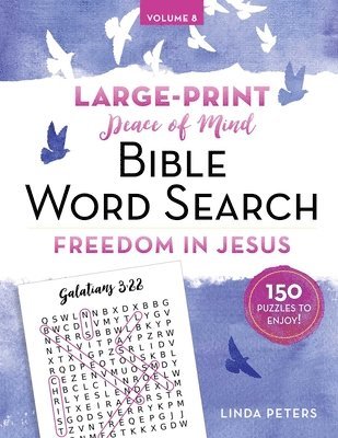 Linda Peters - Peace of Mind Bible Word Search Freedom in Jesus, Häftad