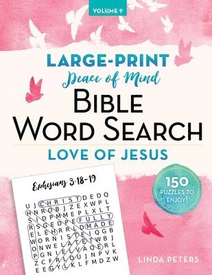 Linda Peters - Peace of Mind Bible Word Search Love of Jesus, Häftad
