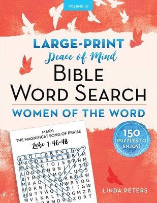 Linda Peters - Peace of Mind Bible Word Search Women of the Word, Häftad