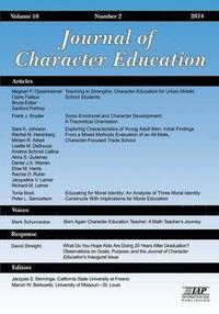 bokomslag Journal of Research in Character Education, Volume 10, Number 2, 2014