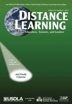 Distance Learning Magazine, Volume 12, Issue 1, 2015 1