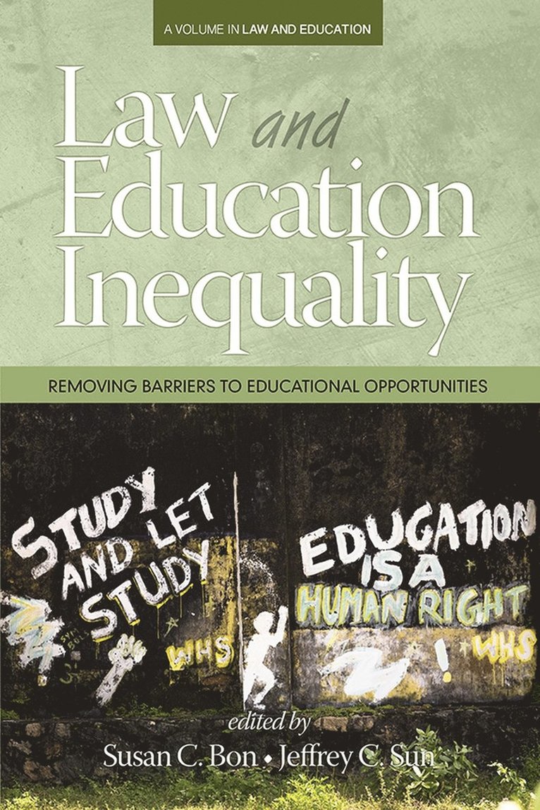 Susan C. Bon, Jeffrey C. Sun - Law & Education Inequality, Häftad