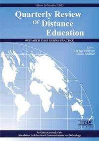 bokomslag Quarterly Review of Distance Education Volume 16, Number 2, 2015