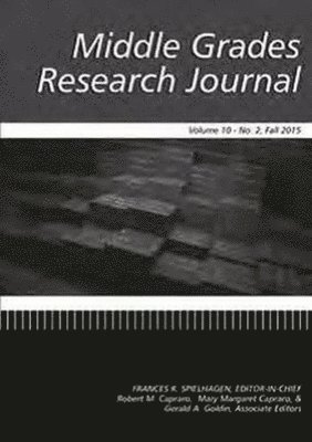 bokomslag Middle Grades Research Journal Vol 10 Issue 2