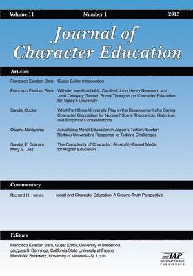 Journal of Research in Character Education, Volume 11, Number 1, 2015 1