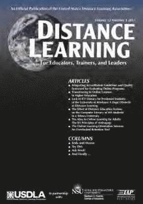 Distance Learning Magazine, Volume 12, Issue 4, 2015 1